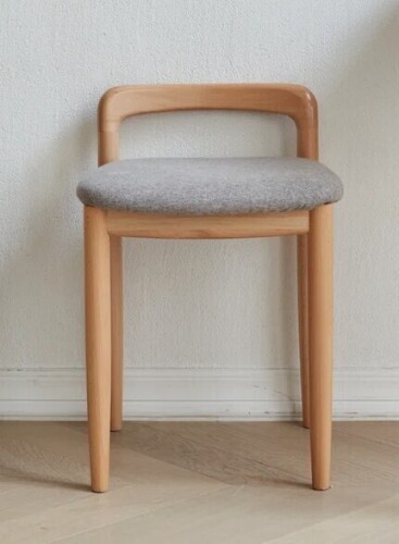 George Oliver Cristiona Solid Wood Accent Stool New In Box $299