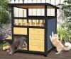 Tucker Murphy Pet&trade; 2-Story Weatherproof Outdoor Cat House with Escape Door New In Box $199