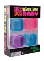 Needoh Nice Ice Baby Fidget Cube Set, 4 Pack Super Solid Squish Sensory Toys New In Box