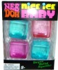 Needoh Nice Ice Baby Fidget Cube Set, 4 Pack Super Solid Squish Sensory Toys New In Box - 2