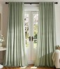 Mercer41 Luxury Velvet Blackout Thermal-Insulated Curtains. Room Darkening 75%-95% Rod Pocket Back Tab Drapes for Living room Bedroom (Pair), 52" x 96" $89