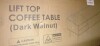 Wade Logan&reg; Eoghan Lift Top Coffee Table with Storage, Modern Coffee Table with Adjustable Shelf, Square Wood Coffee Table for Living Room New In Box $399 - 2