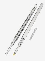 VEVOR Set of Two Drawer Rails, 60 inches, 500 lbs Weight Tolerance, Lockable Ball Bearing Side Mounted Drawer Slide Rail New In Box $199