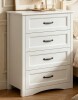 Ebern Designs Ergica 4-Drawer Wooden Dresser in White New in Box $399