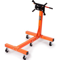 VEVOR Engine Stand 1500 lbs (3/4 Ton) Rotating Engine Motor Stand with 360 Degree Adjustable Head, Cast Iron Folding Motor Hoist Dolly, 5-Caster, 4 Adjustable Arms, for Vehicle Maintenance New In Box $399