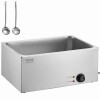 VEVOR Commercial Food Warmer 19QT Bain Marie 1200W Electric Buffet Warmer Steam Table Food Warmer Countertop Stainless Steel Food Warmer Wet or Dry Use for Parties, Catering and Restaurant, New in Box $299
