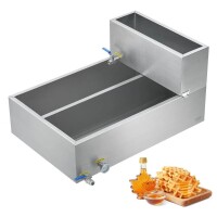 VEVOR Maple Syrup Evaporator Pan, 35 Gallon, 509 Cups of 8.8oz Maple Syrup, Flat Evaporator Pan with Thermometer, 2 Valves and 3 Heating Methods, 304 Stainless Steel Maple Syrup Pan for Home, Outdoor, New in Box $499
