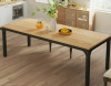 Ebern Designs Frodeen Rectangular Large Long Dining Table, New Shelf Pull $299
