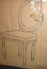 Ophelia & Co. 20" H Mid Century Modern Upholstered Linen Side Chair King Louis Back Solid Wood Dining Chair, Beige Linen $399 - 2