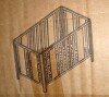 Little Seeds Crawford Curved Post 3-in-1 Crib, Sharkey Gray, New in Box $399 - 2