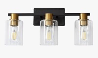 Mercer41 Aarif 3-Light Dimmable Vanity Light New In Box $199