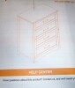 Bealife 4 Drawer Bedroom Dresser Chest of Drawers, Wooden Wardrobe Storage Cabinet with Handles New Open Box $299 - 2