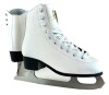 American Athletic Pair of Girls Tricot Lined Ice Skates - White New In Box Size 4 $199
