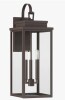 Orren Ellis Seyler 31-inch 3-light Textured Dark Bronze Exterior Wall Sconce with Clear Glass New In Box $399