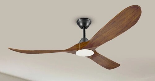 Wrought Studio&trade; 52 in. Smart Ceiling Fan with Light, Solid Wood Propeller Blades, Quiet Energy-Efficient DC Motor, 3CCT Dimmable LED Light, Modern Farmhouse Ceiling Fan for Living Room, Dining Room & Indoor Spaces New In Box $399