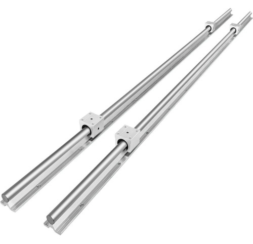Vevor Sbr20-2200mm 2x Linear Rail Set 4x Bearing Block 20mm Grinding Shaft Rod New Shelf Pull $299