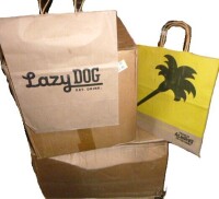 Shopping Bag with Handles 12" x 8.5" x 14.5", 250 Count New In Box