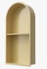 SUPERFLO 12?x 24?x 4? Stainless Steel Arched Shower Niche With Double Shelves, Wall Mounted Niche SN-MG-7-1224-1 New In Box $299