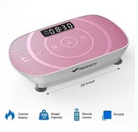 Merach MR-2398 CV30 Curved Whole Body Slim Vibration Machine -Pink On Working $299