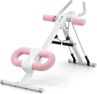 MERACH MR-2314 - Adjustable Ab Trainer Foldable Machine for Abs Workout at Home Gym - White $299