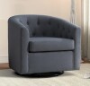 Red Barrel Studio Ravreet 28'' Wide Modern Wide Soft Linen Upholstered Tufted Arm Accent Chair with Swivel New in Box $599