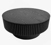 Ivy Bronx Round Coffee Table With Storage, Modern Coffee Table New in Box $499