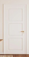 Dking Interior Slab Door 3-Panel Solid Core White Primed Shaker Standard Door Interior Paneled Door Slab Interior Pantry Door 28"/30" x 80" New in Box asst Sizes $499