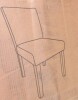 Red Barrel Studio Solid Wood Upholstered Dining Chair in Beige New in Box $299 - 2
