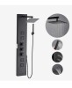 VEVOR Shower Panel Tower System with Rainfall Shower Head, 49 in Brushed Stainless Steel Shower Column, 4-Function Faucet, Wall-Mount Rain Massage System, with 4 Body Jets, Handheld, and Tub Spout New in Box $399