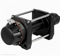 VEVOR Industrial Hydraulic Winch 20,000lbs, Hydraulic Anchor Winch with 24m Strong Steel Cable, Hydraulic Drive Winch Adapter Kit, Utility Winch with Mechanical Lock for Tacoma Yukon Hummer, New $799