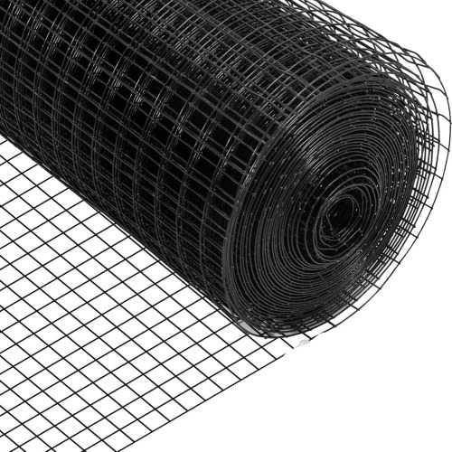 VEVOR Hardware Cloth, 36" x 50' & 1"x1" Mesh Size, Galvanized Steel Vinyl Coated 16 Gauge Chicken Wire Fencing for Garden Fencing & Pet Enclosures, Black New In Box $199