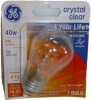 GE 40 Watt 415 Lumens Crystal Clear Ceiling Fan Bulb New In Box - 2