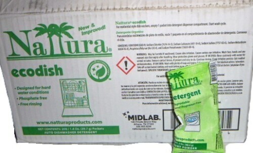 Nattura Ecodetergent Laundry Powder, 2 oz Packet. 200 Count New In Box
