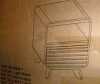 Lark Manor Nightstand With Drawer Storage, Grille Bed Side Table, End Table Large Modern Wide Bedside Stand Tall Nightstand For Bedroom Living Room Sofa Couch -Light Wood New In Box $299 - 2