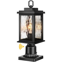 17 Stories 17.6" H Dusk To Dawn Pier Mount Post Light New In Box $199