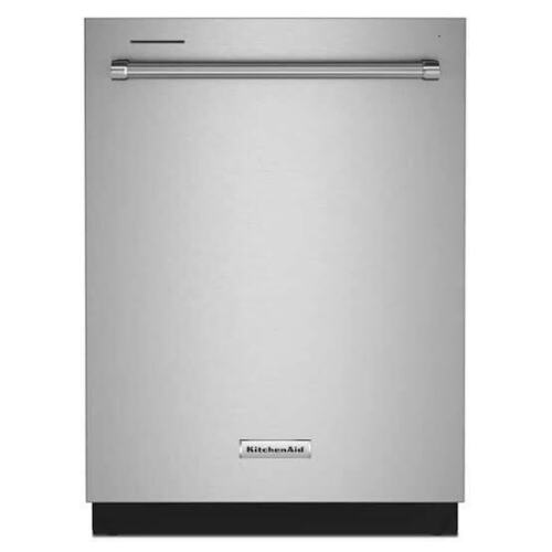 KitchenAid Eco Series 24-in Top Control Built-in Dishwasher (Stainless Steel with PRINTSHIELD Finish) With Third Rack, ProWash, Sani Rinse, 39-Decibel $1299