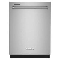 KitchenAid Eco Series 24-in Top Control Built-in Dishwasher (Stainless Steel with PRINTSHIELD Finish) With Third Rack, ProWash, Sani Rinse, 39-Decibel $1299