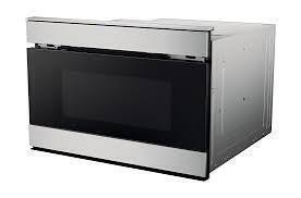 Sharp 24 in. 1.2 Cu. Ft. 950W Sharp Stainless Steel Smart Easy Wave Open Microwave Drawer Oven smd2489es New in Box $1799