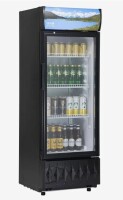 VEVOR Commercial Merchandiser Refrigerator, 6.8 Cu.Ft / 195L Beverage Refrigerator Cooler Merchandiser, Glass Door Display Refrigerator Upright Fridge with 3 Adjustable Shelves, Customizable Lightbox New Damaged Glass Door $899