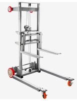 VEVOR Manual Winch Stacker Material Lift 63" Max Height 551 lbs Capacity Lift New Floor Model $1099