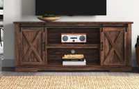 Laurel Foundry Modern Farmhouse&reg; Chiara Farmhouse TV Stand -Rustic Brown New In Box $399