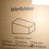 AsterOutdoor Waterproof Patio Chair Cover Heavy Duty 600D Oxford Fabric, 38" x 40" x 32", Set of 2 New In Box $89 - 2