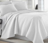 Southshore Fine Linens Vilano Oversized Quilt Set, Double-Brushed Microfiber Lightweight Quilted Bedding and 2 Pillow Shams, Full/Queen, White $299