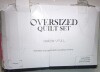 Southshore Fine Linens Vilano Oversized Quilt Set, Double-Brushed Microfiber Lightweight Quilted Bedding and 2 Pillow Shams, Full/Queen, White $299 - 2