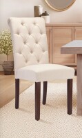 Lark Manor&trade; Artemisia Tufted Upholstered Wooden Dining Chair New In Box $299