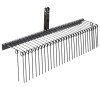 VEVOR Tow Behind Landscape Rake, 72" Tow Dethatcher with 32 Steel Tines, Lawn Dethatcher Rake Attaches to Category 1, 3 Point Hitch for Tractor, for Leaves, Pine Needles, Straw, and Grass New Open Box $399