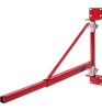 VEVOR Electric Hoist Support Arm, 1320 lbs Max Load Capacity, Electric Hoist Holder Swing Arm with Pole, Steel Hoist Frame, 180&deg; Swivel Scaffold Hoist Lifting Arm, Winch Hoist Arm for Workshop, Garage New Open Box $299