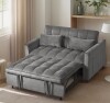 Latitude Run 3 in 1 Convertible Sleeper Sofa Bed, Modern Pull Out Couch Bed, Adjustable Backrest, Loveseat Futon Sofa with Pillows & Pockets New in Box $699