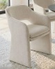 Latitude Run 19" Upholstered Dining Armchair in Beige New in Box $499
