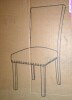 Lark Manor Nailhead Trim Fabric Upholstered Side Chair Wood Dining Chair New in Box $499 - 2
